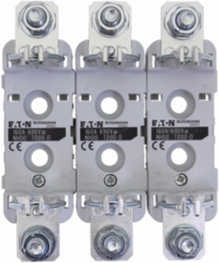 Eaton Bussmann series NH bases fuse base, 690V, 160A, Three-pole