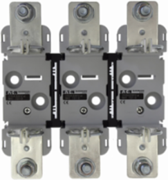 Triple Pole Low Voltage Base 690V 250A Thermoplastic Body 7.638 Inch Length