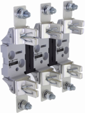 Triple Pole Low Voltage Base, 690V, 630A, Thermoplastic, 8.858 Inch Length
