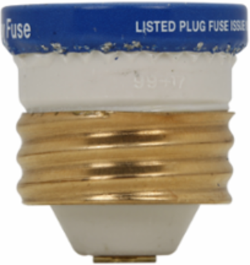 Plug Fuse 15A Time Delay 125V 2.3 Inch Length