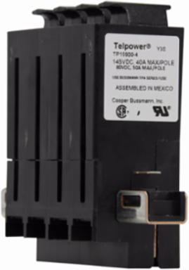 Fusible Disconnect Switch, 40A at 145 Vdc, Four-pole, Modular Design