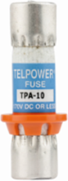 Telecommunication Fuse 170 Vdc, 10A, 100 kAIC, Non-Indicating, Ferrule End
