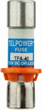 Telecommunication Fuse 170 Vdc, 40A, 100 kAIC, Ferrule End, Non-Indicating
