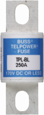 Telecommunication Fuse 170 Vdc 80A 100 kAIC Non-Indicating Bolted Blade 1 Inch