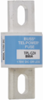 Telecommunication Fuse 170 Vdc 350A 100 kAIC Bolted Blade End