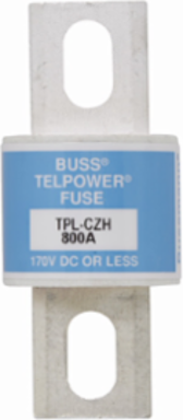 Telecommunication Fuse 170 Vdc 350A 100 kAIC Bolted Blade End