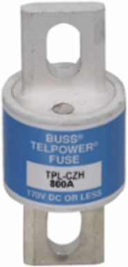 Telecommunication Fuse 170 Vdc, 450A, 100 kAIC, 3.5 Inch Height, Bolted Blade Connection