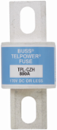 Telecommunication Fuse 170 Vdc 500A 100 kAIC Non-Indicating Bolted Blade End