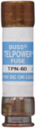 Telecommunication Fuse 170 Vdc 35A 100 kAIC Non-Indicating Ferrule End x Ferrule End