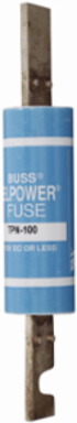 Telecommunication Fuse, 170 Vdc, 70A, 100 kAIC, Non-Indicating, Silver-Plated Terminal
