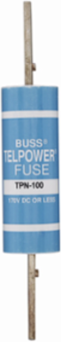 Telecommunication Fuse 170 Vdc 90A 100 kAIC Non-indicating Silver-plated