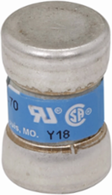 Telecommunication Fuse 170 Vdc 1A 100 kAIC Ferrule End x Ferrule End Glass Tube