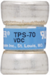 Telecommunication Fuse, 170 Vdc, 6A, 100 kAIC, Non-Indicating, Glass Tube