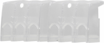Terminal Shrouds 1.2 Inch x 1.3 Inch for 16-40A Applications, RoHS Compliant