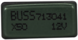 Automotive Circuit Breaker 30A, 12 Vdc, 1.5 Inch Length, Green Code