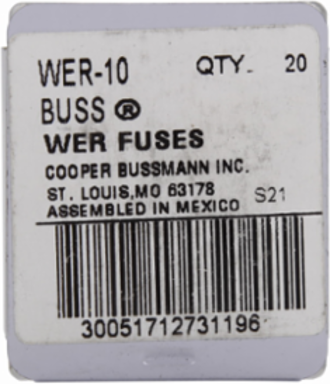 Telecommunication Fuse 32 Vdc 10A Non-Indicating 1.63 Inch Height