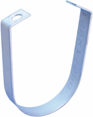 105 Stainless Steel Loop Hanger, S304, 1" Pipe, 1.315" OD, 3/8" Rod