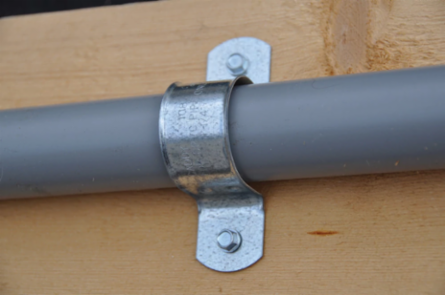 108 Two Hole Strap for CPVC Pipe, 2" Pipe, 2.375" OD