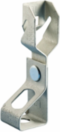 122-Ti/T Rod to Z Purlin Clip, 0.375" Hole, Plain, 0.0625"–0.25" Flange