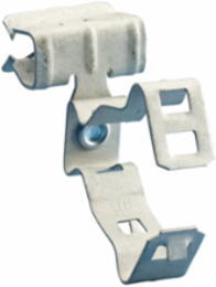 H-MSM Conduit/Pipe to Flange Clip, Side Mount, Spring Steel, 3/4", 1" EMT, 9/16"–3/4" Flange