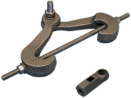 360 Adjustable Center-Load Beam Clamp Kit, 3/4" Rod, 6" Max Pipe