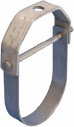 406 Clevis Hanger, Stainless Steel, 2" Pipe, 2.375" OD, 3/8" Rod