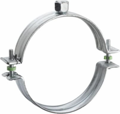 nVent CADDY Macrofix Plus NI EZ with Easy Closure, 1 1/2" Pipe, 1.9"–1.969" OD, 3/8" Rod