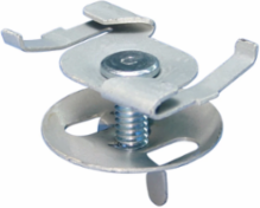 4G16 Twist Clip with Wing Nut, Spring Steel, nVent CADDY Armour, 0.563" Screw