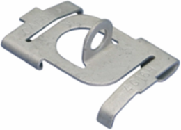 Twist Clip with 90° 1/4" Plain Hole,1/16" Max Flange, 15/16" T-Grid