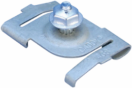 4G8 Twist Clip for Track Lighting, CADDY ARMOUR, 15/16" T-Grid, #8 Screw, 5/8" Screw, Pal Nut