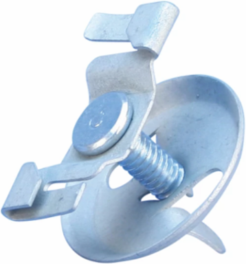 4G9 Twist Clip with Wing Nut, Narrow Grid, 9/16" T-Grid, 1/4" Screw, 5/8" Screw