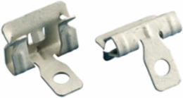 Hammer-On Flange Clip, Side Mount Spring Steel, 1/8"–1/4" Flange