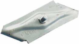 Bulb Tee Clip, 3/16" Max Flange, 1/4" Screw