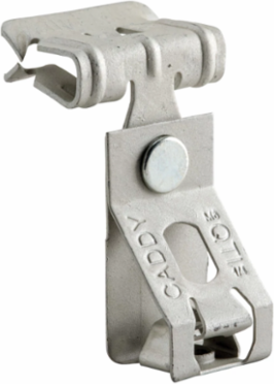 nVent CADDY Rod Lock Spring Steel Rod Hanger to Flange Clip, 1/4" Rod, 1/8"–1/4" Flange