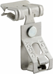 nVent CADDY Rod Lock Spring Steel Rod Hanger to Flange Clip, 1/4" Rod, 1/8"–1/4" Flange
