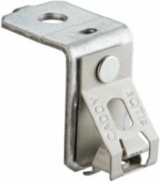 nVent CADDY Rod Lock Spring Steel Rod Hanger with Pin Driven Angle Bracket, 1/4" Rod