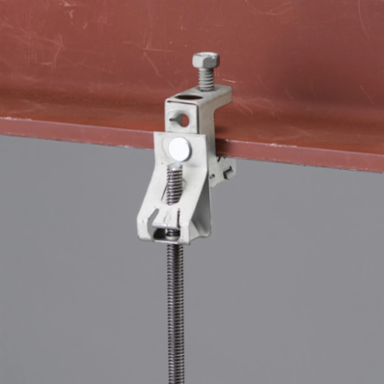 nVent CADDY Rod Lock Spring Steel Rod Hanger to Beam Clamp, 1/4" Rod