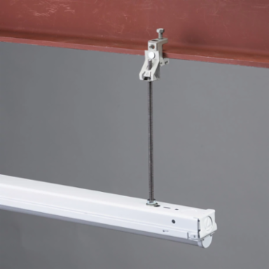 nVent CADDY Rod Lock Spring Steel Rod Hanger to Beam Clamp, 1/4" Rod