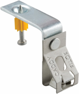 nVent CADDY Rod Lock Spring Steel Rod Hanger with Shot-Fire Bracket, 1/4" Rod