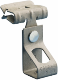 H-Ti/T Rod to Flange Clip, 0.25" Hole, Threaded, 0.5625"–0.75" Flange