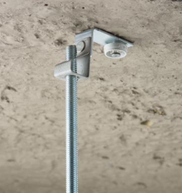 Thread Install Rod Hanger with Nail Gun Bracket, 1/4" Rod