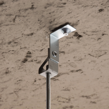 Thread Install Rod Hanger with Shot-Fire Bracket, EG, CADDY ARMOUR, 1/4" Rod