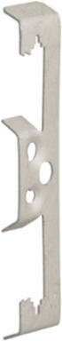 Multi-Function Clip, 1/4"-3/8" Rod, #12 #8 Wire, 1/8" 7/16" Flange, Spring Steel