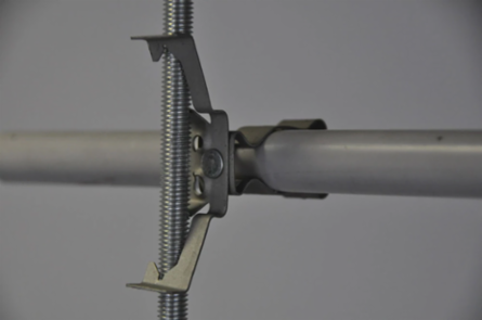 Snap Close Conduit Clip, 1 Inch EMT, 1.18-1.38 Inch OD, 1/4 Inch Rod