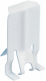 Lay-In and Troffer Support Clip, Straight/Upturned Lip, Painted, White