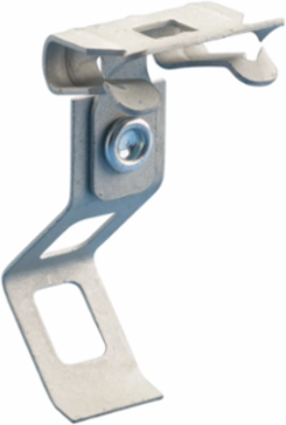 H-6A Rod to Flange Clip, 1/8"–1/4" Flange, 3/8" Rod