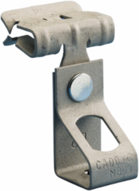 H-Ti/T Rod to Flange Clip, 0.375" Hole, Threaded, 0.3125"–0.5" Flange