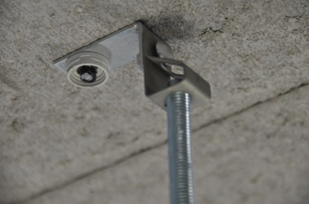 Thread Install Rod Hanger with Nail Gun Bracket, 3/8" Rod