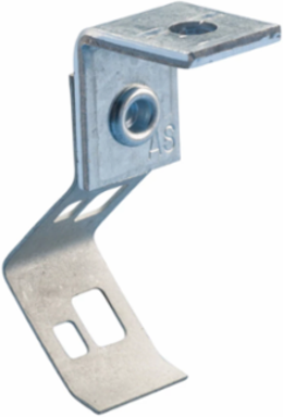 Push Install Rod/Wire Hanger with Angle Bracket, 1/4" Rod, #8 Wire