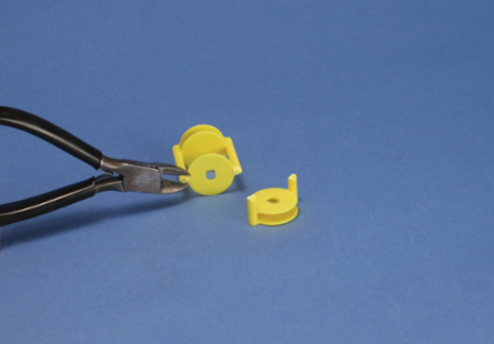 Adjustable Far-Side Box Support, Plastic, 1 1/2" Box Depth